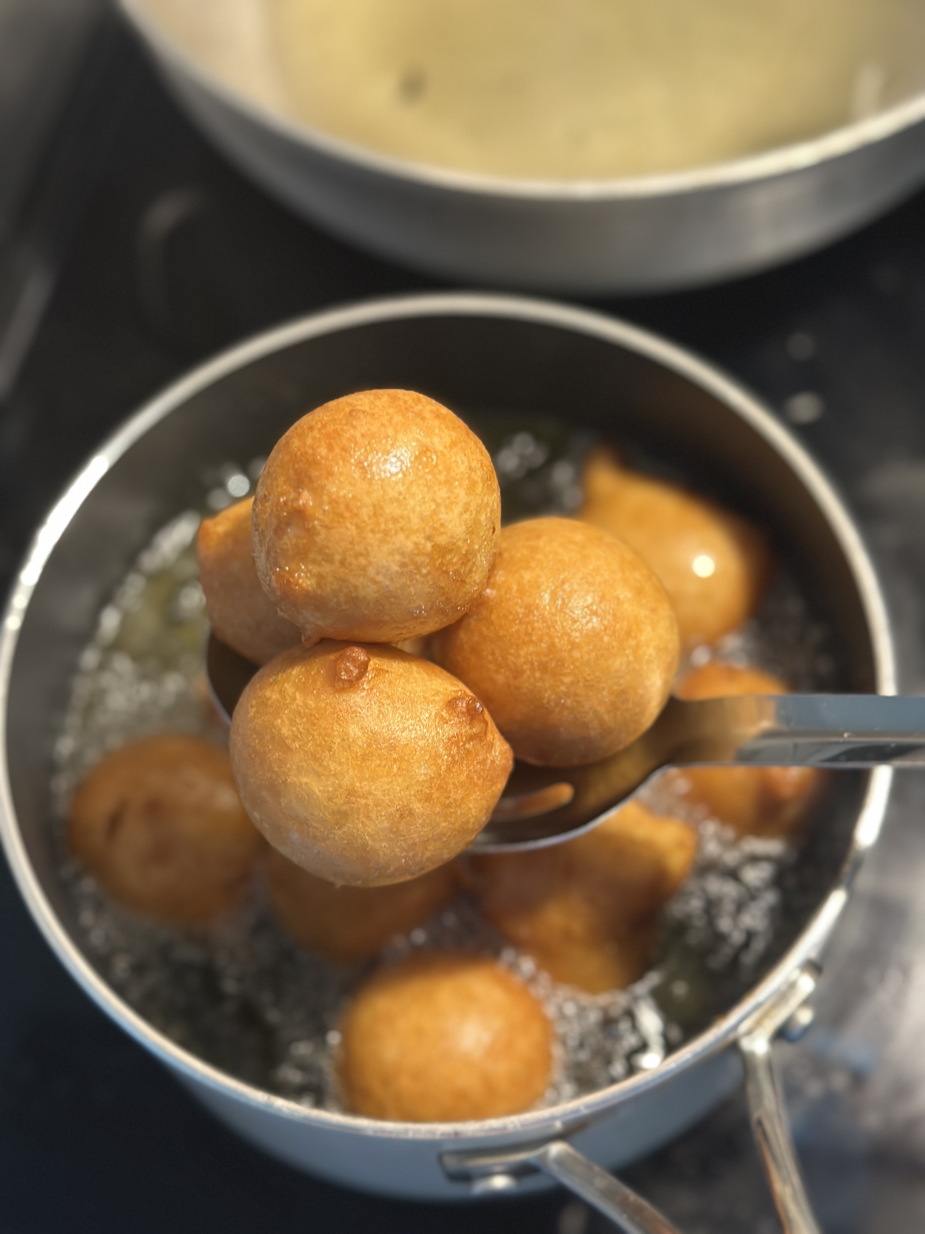 Soft golden puff puff